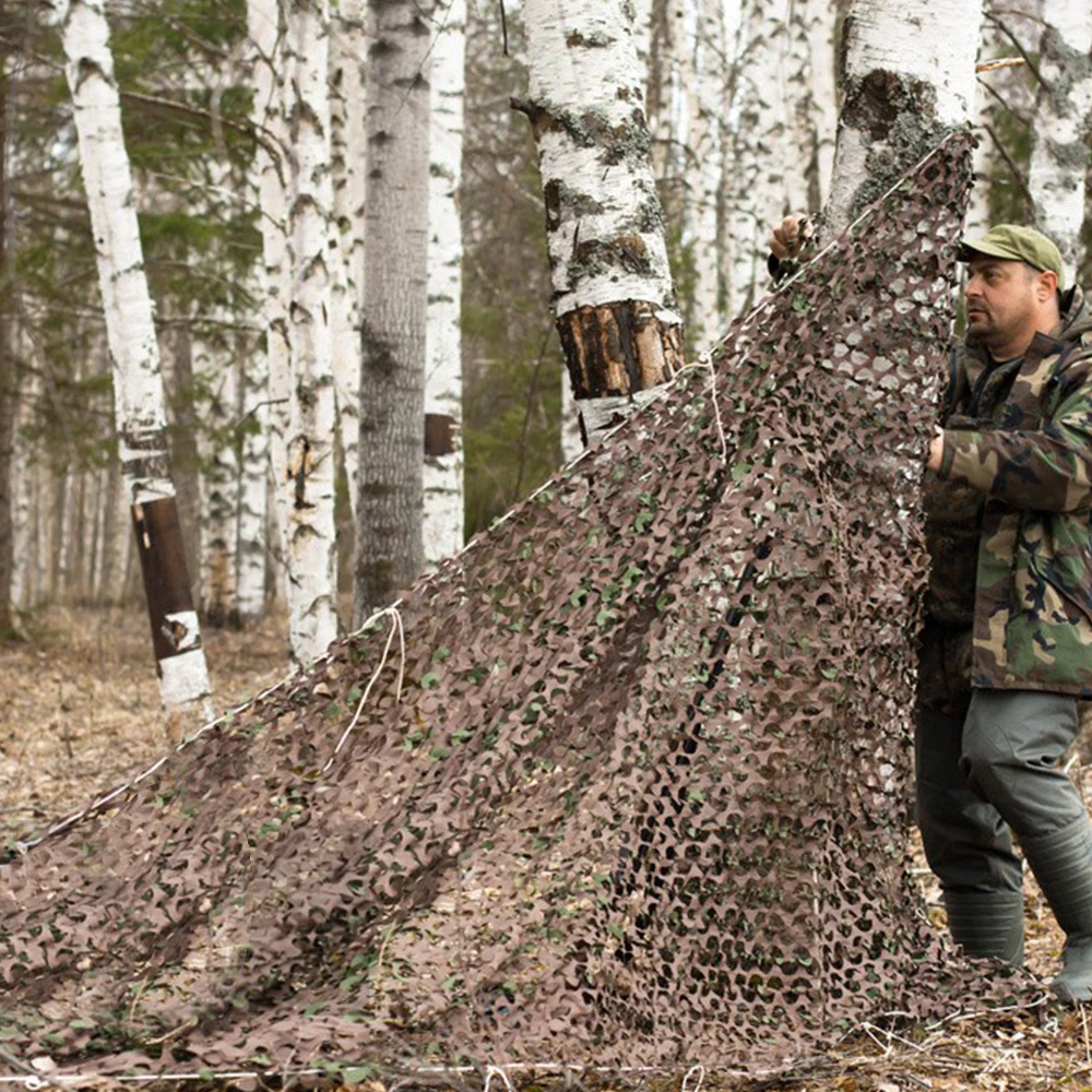 Cheap Goat Tents Outdoor Single Layer Hunting Military Camouflage Nets Army Training Camo Netting Car Covers Tent Shade Camping Sun Shelter Sun Shelter 